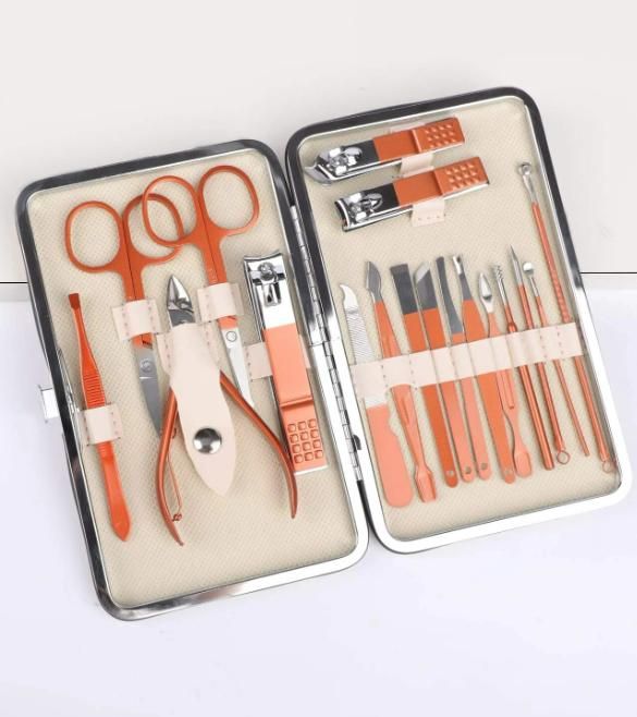 18-in-1 Manicure & Pedicure Nail Tool Set – Complete Grooming Kit