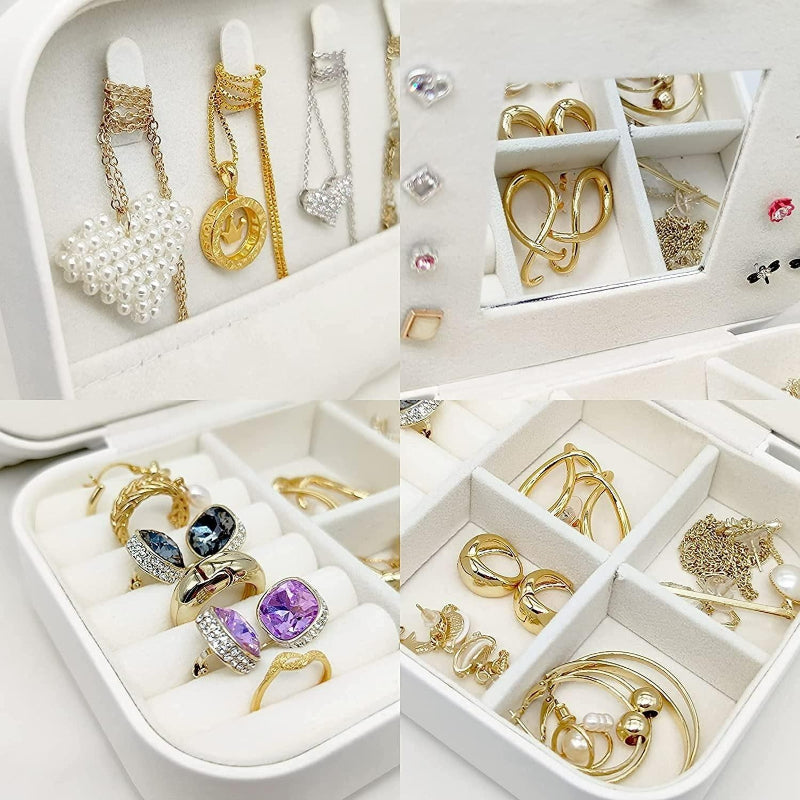 Premium PU Leather Jewellery Storage Box with Soft Interior & Secure Closure