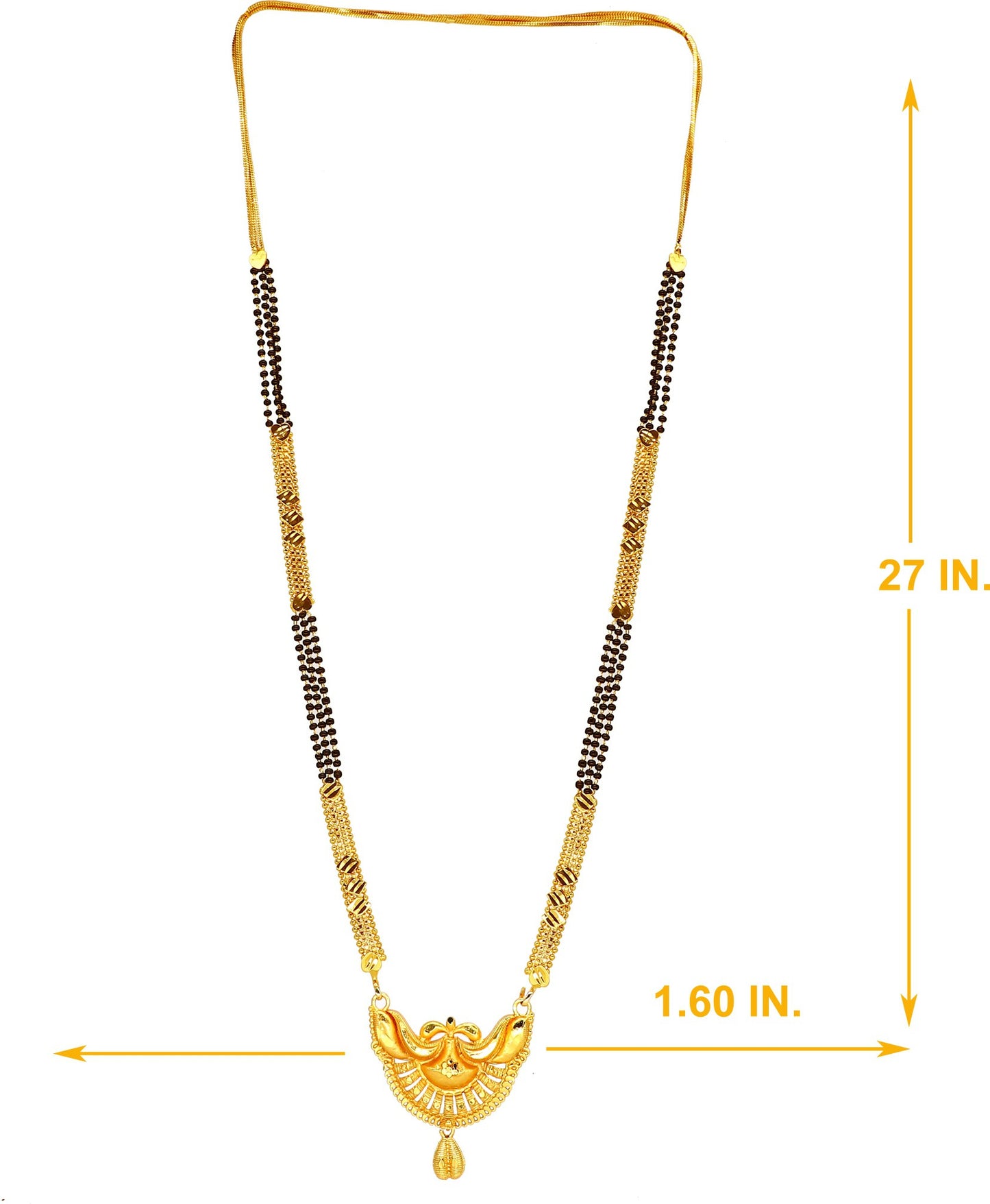 Beautiful Gold-Plated Mangalsutra for Women – Elegant Traditional Charm
