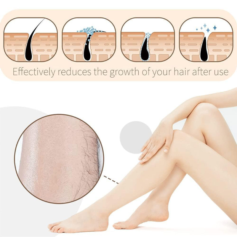 Magic Crystal Hair Eraser – Painless Hair Removal & Exfoliation Tool (Reusable & Washable)