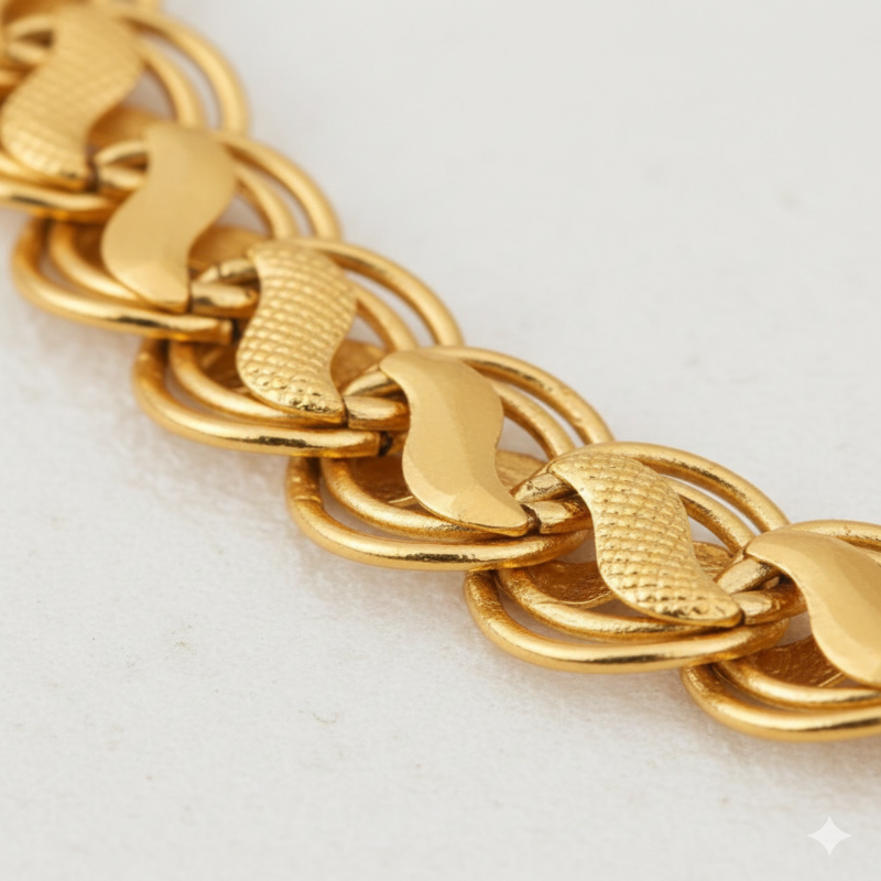 Classic Gold-Plated Traditional Men’s Chain – Vol 6