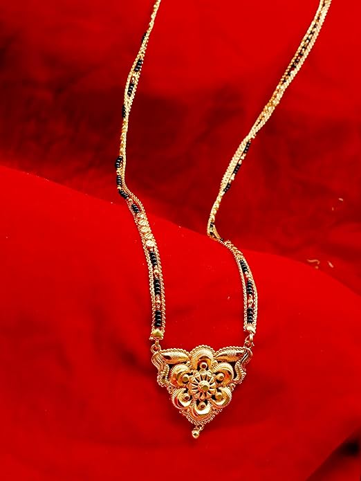 Attractive Gold-Plated Traditional Mangalsutra for Women – Elegant Daily Wear