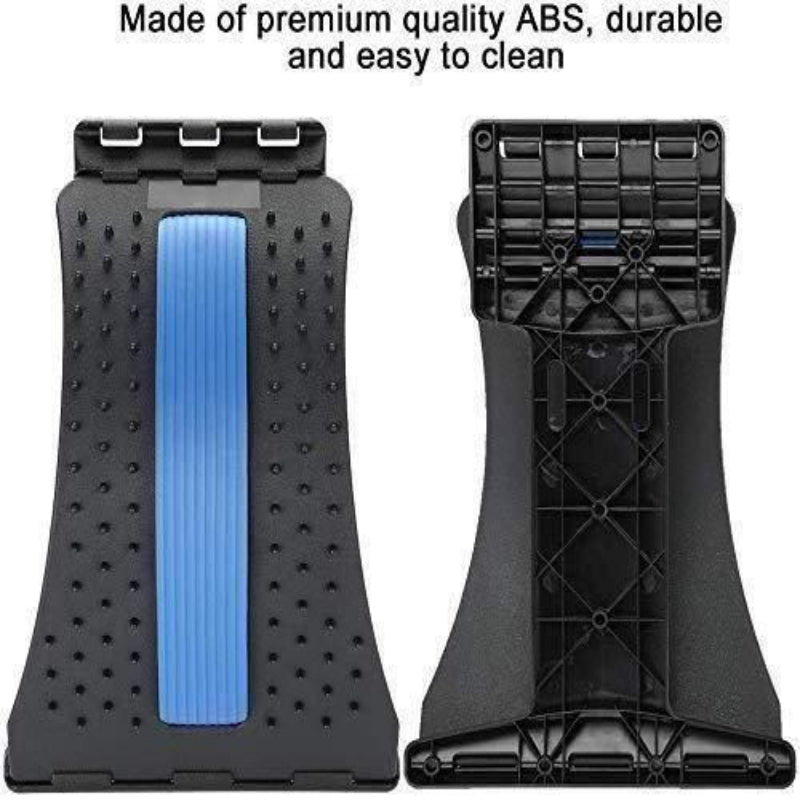 Multi-Level Back Stretcher & Posture Corrector – Magic Back Stretching Support for Daily Back Relaxation (Blue)