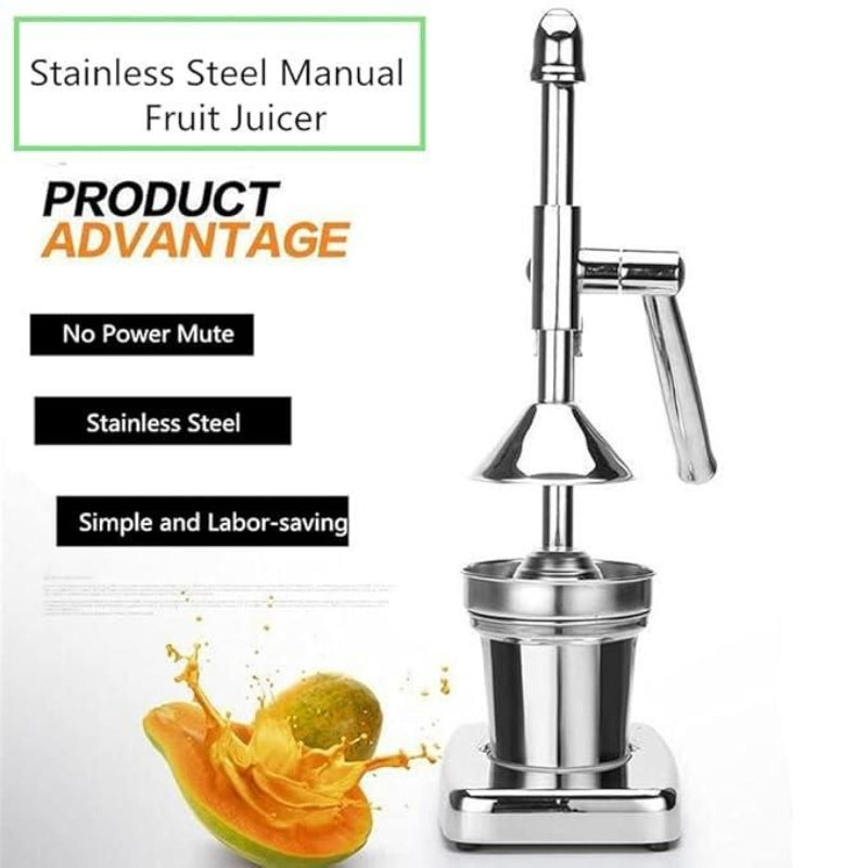 Stainless Steel Fruit Juicer Press – Commercial & Home Use Juice Extractor