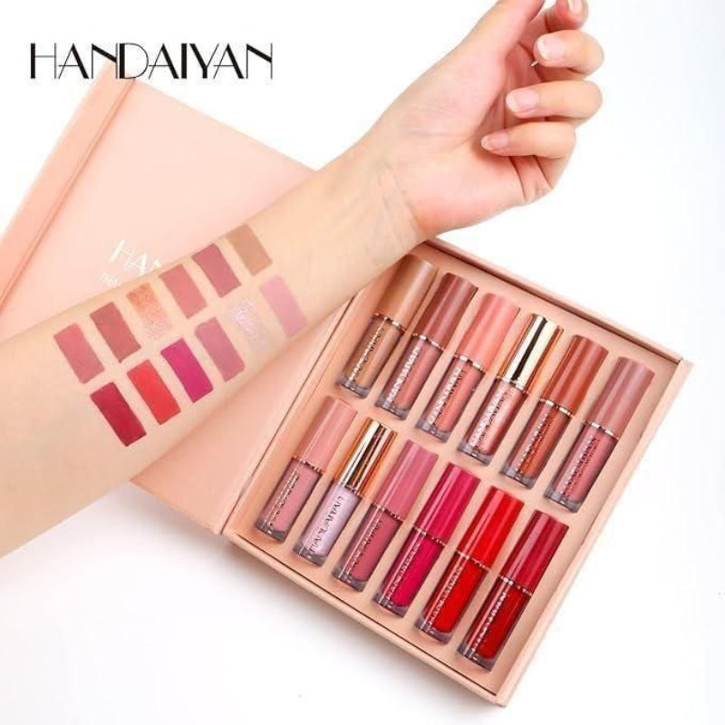 Velvet Matte Liquid Lipstick Mega Set – 12 Long-Lasting Shades