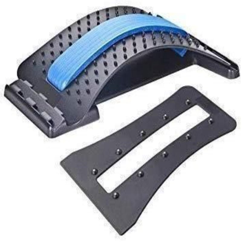 Multi-Level Back Stretcher & Posture Corrector – Magic Back Stretching Support for Daily Back Relaxation (Blue)