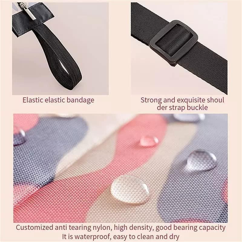 Foldable Waterproof Shopping & Travel Tote Bag for Women – Lightweight Shoulder Carry Bag with Zip