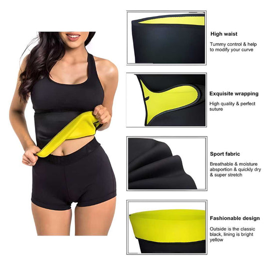 Hot Body Shaper Sweat Belt – Slimming Waist Trimmer for Men & Women