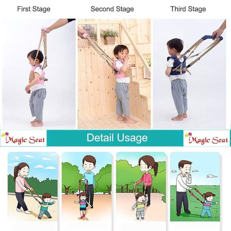 Baby Walking Assistant Belt with Safety Harness – Anti-Fall Learning Support for Toddlers