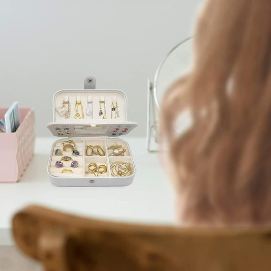Premium PU Leather Jewellery Storage Box with Soft Interior & Secure Closure