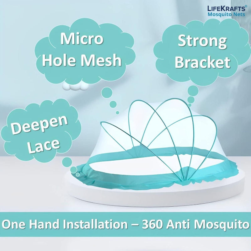 Foldable Baby Mosquito Net Tent – Portable & Breathable Sleeping Protection for Infants