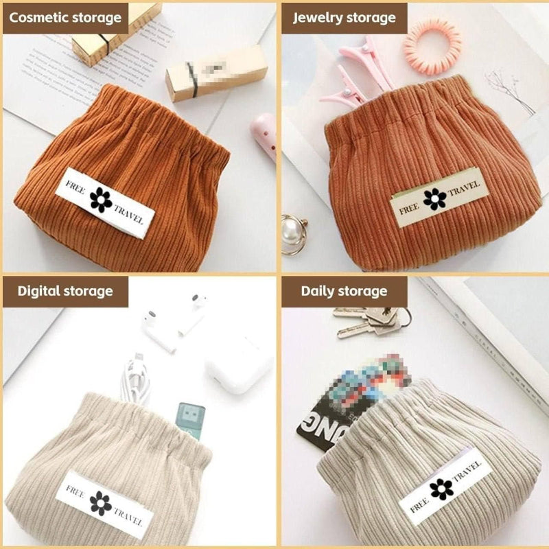 Elastic Stretchable Storage Organizer Pouch – Multipurpose Travel & Home Organizing Bags (Pack of 5)
