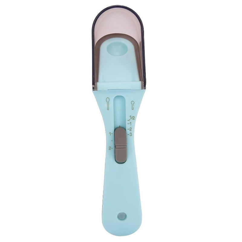 Adjustable Accurate Measuring Spoon Set – 130ml & 30ml Silicone + PP Baking & Cooking Tools