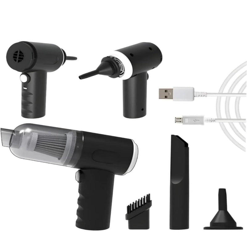 BD Portable Wireless Vacuum Suction Cleaner – Mini Air Duster for Home & Office