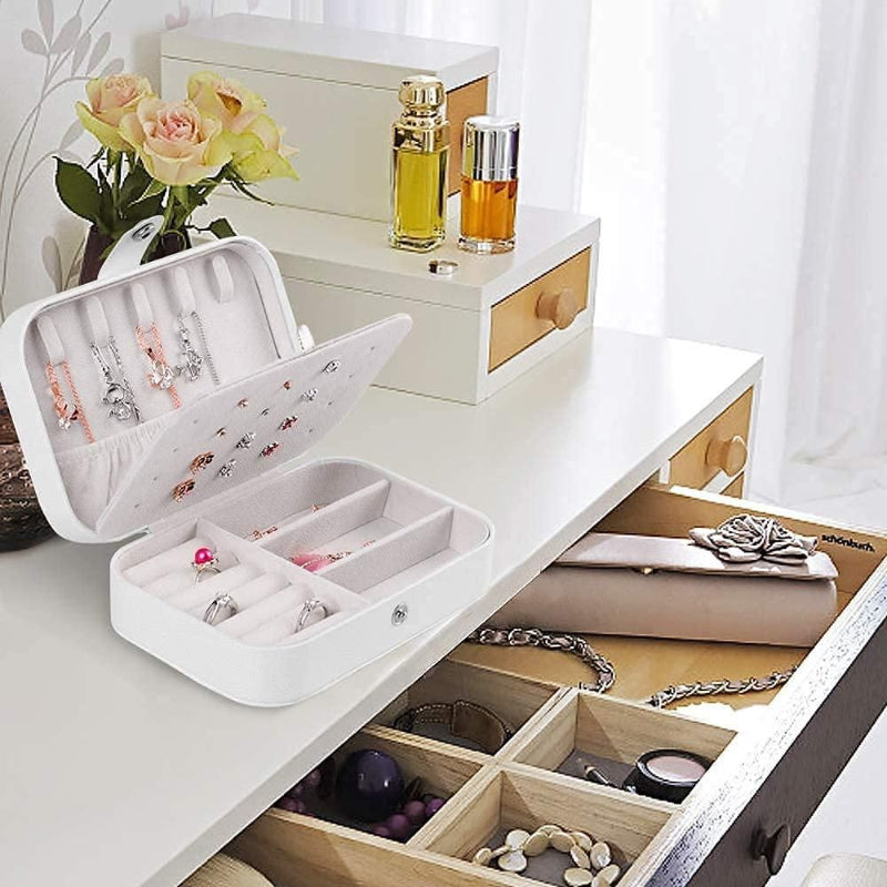Premium PU Leather Jewellery Storage Box with Soft Interior & Secure Closure