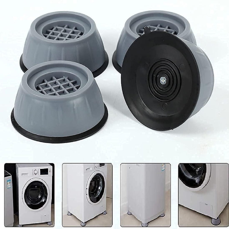 Anti-Vibration Washing Machine Pads – Shock Proof Feet (Pack of 4)