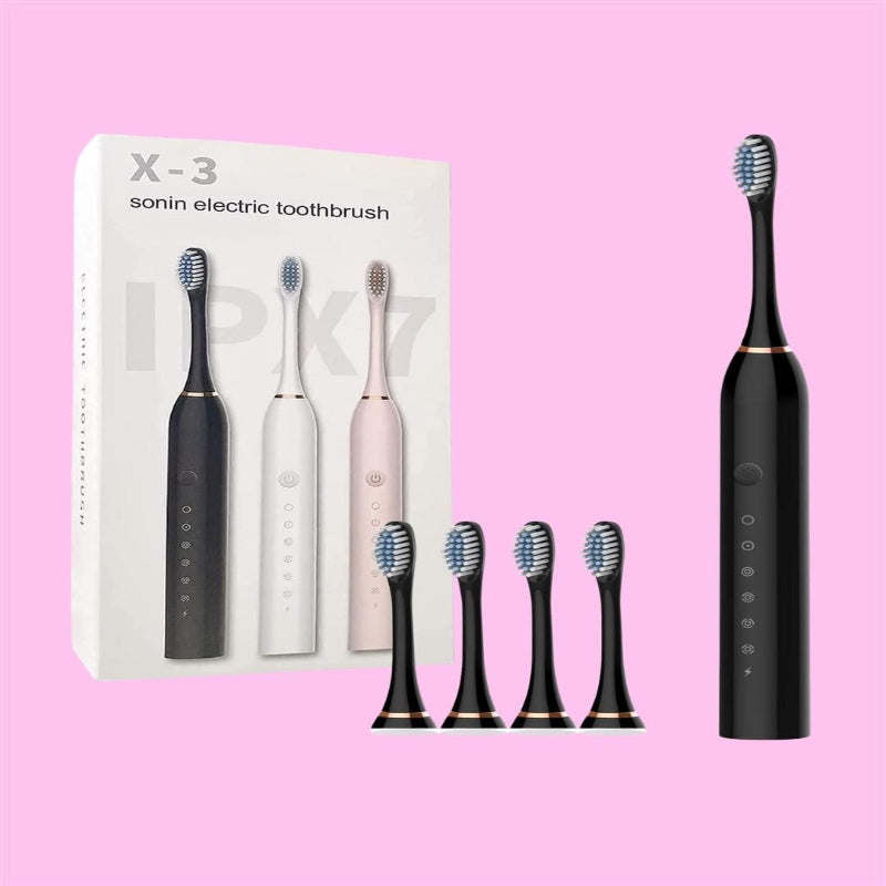 Electric Toothbrush for Teeth & Gums Care – Compact Battery Powered Toothbrush