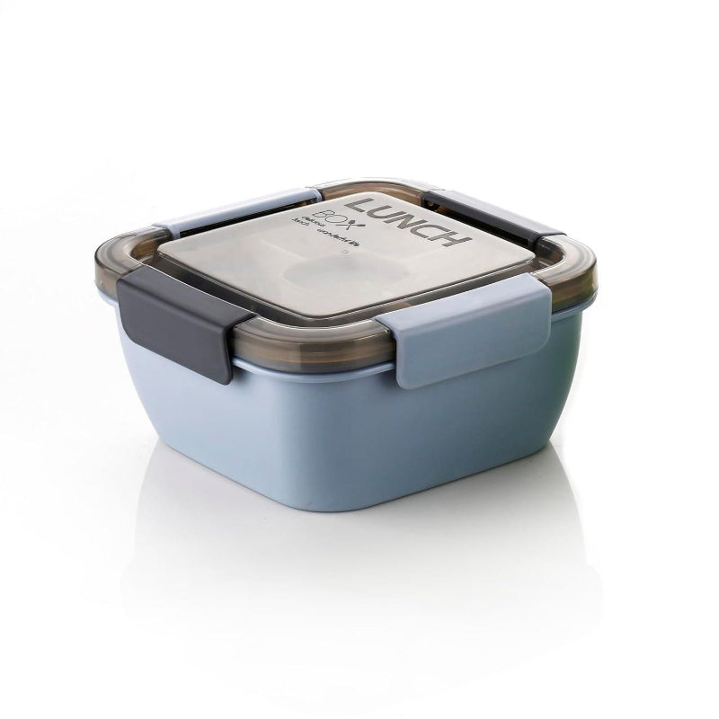 Airtight Modular Plastic Lunch Box (750 ML) – Leak-Resistant Food Storage Container for Office & Travel