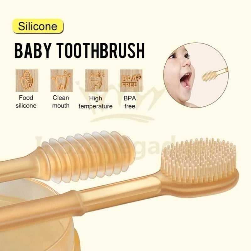 Ultra-Soft Silicone Baby Toothbrush – Gentle Oral Care for Infants & Toddlers