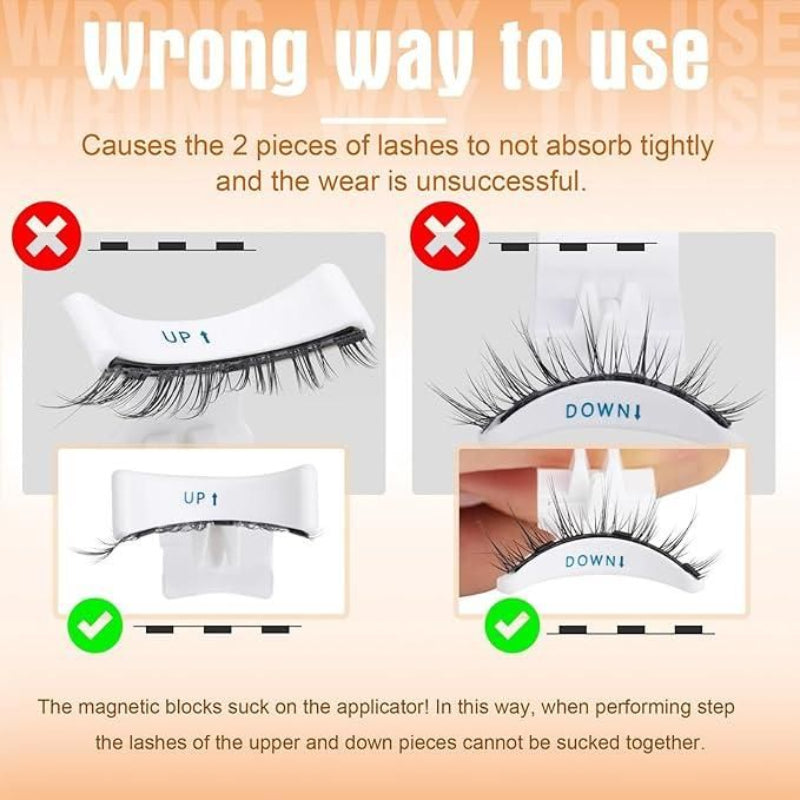 UltraLift Magnetic Eyelashes – Natural Black (1 Pair)