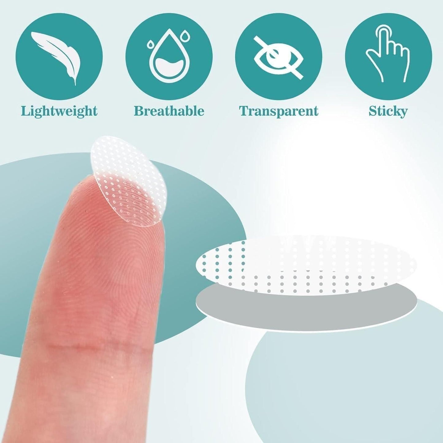 Premium Earlobe Support Patches for Heavy Earrings – 200 PCS (Pack of 2)
