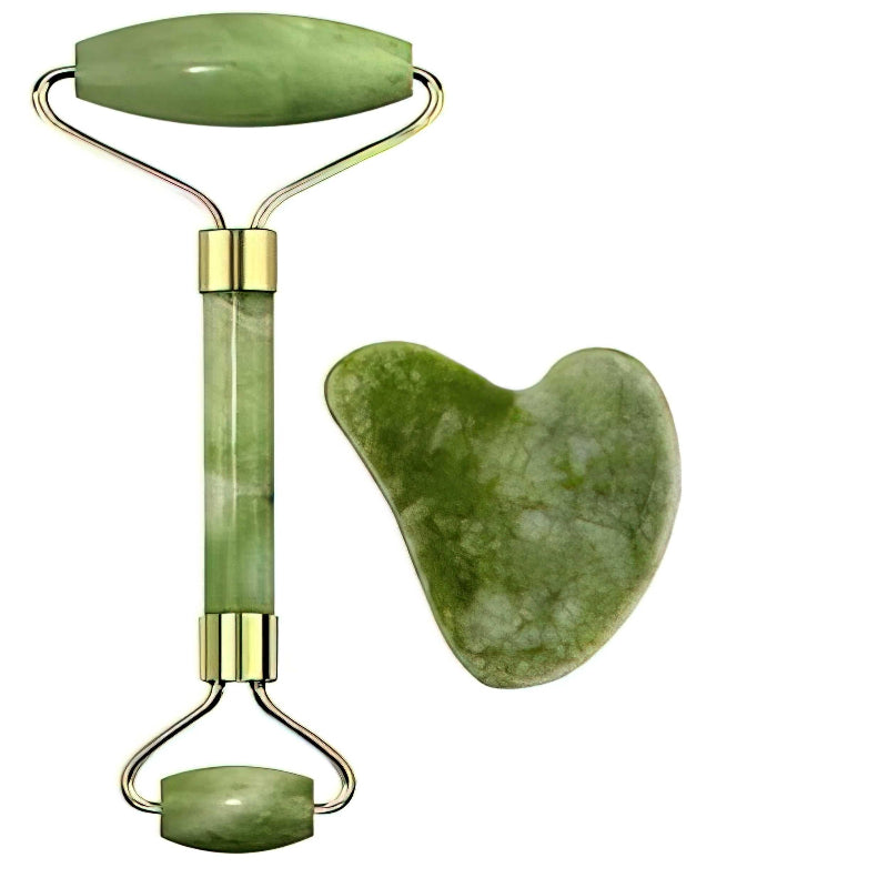 Natural Jade Stone Facial Roller & Massager