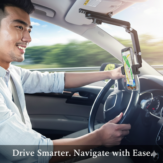 Adjustable Multi-Purpose Mobile Phone Holder Stand – Desk, Kitchen & Car Use