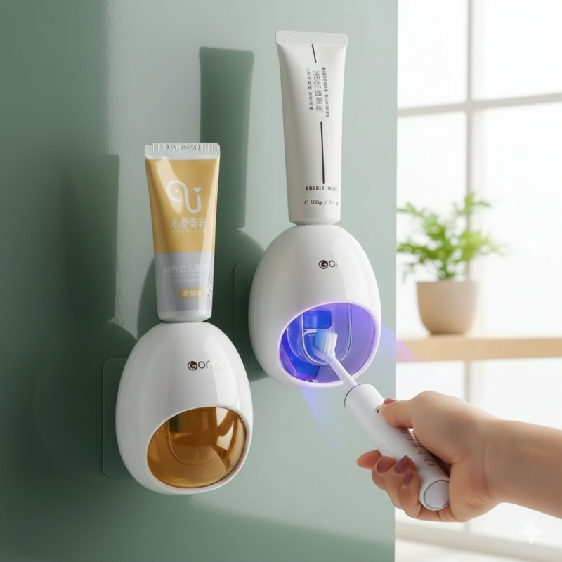 Automatic Toothpaste Dispenser – Mess-Free Wall Mounted Toothpaste Squeezer