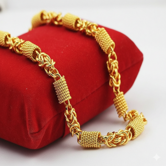 Traditional Gold-Plated Men’s Chain – Classic Ethnic Style (Vol 9)
