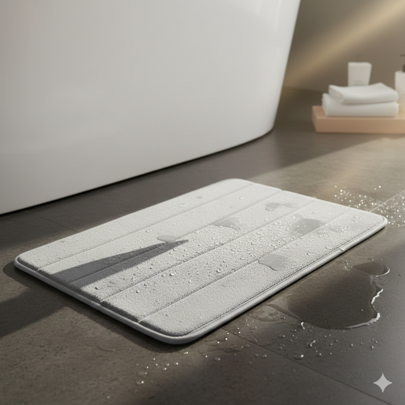 Ultra-Soft Memory Foam Bath Mat – Super Absorbent & Quick Dry