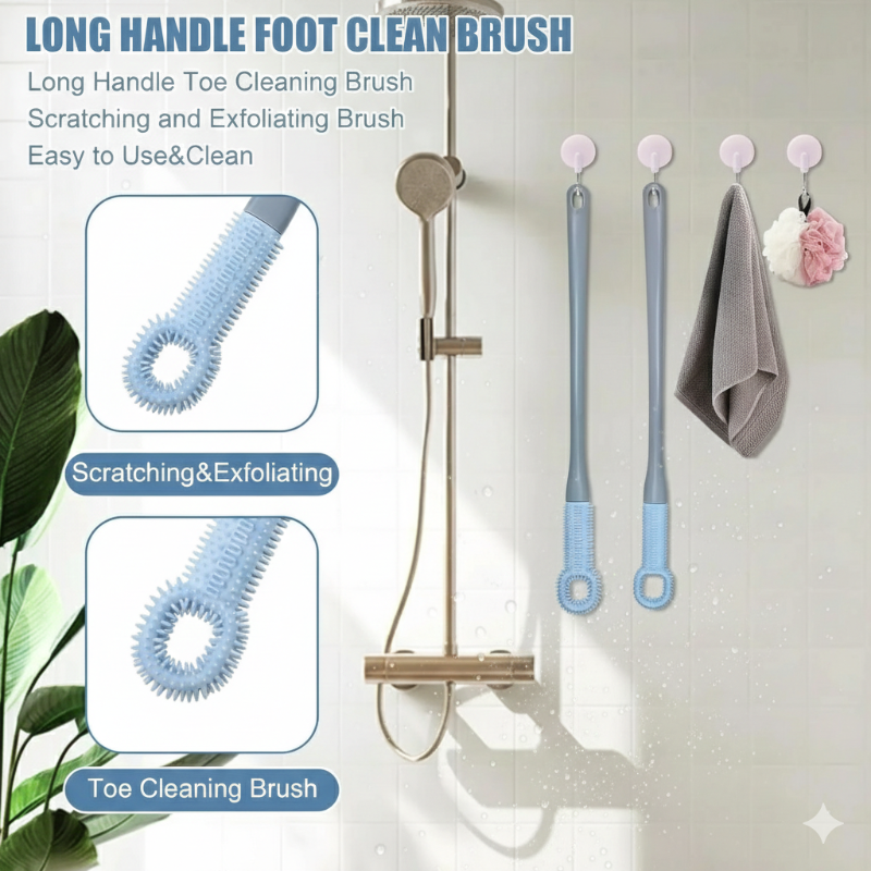 Silicone Foot Cleaner & Massager – Deep Clean Sole & Heel Scrubber