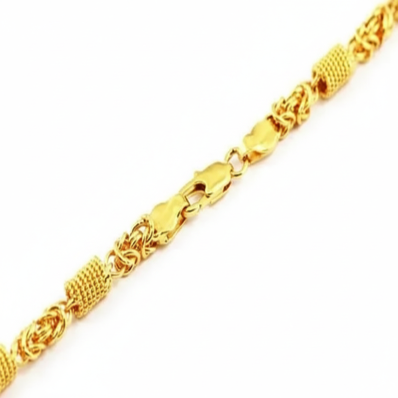 Traditional Gold-Plated Men’s Chain – Classic Ethnic Style (Vol 9)