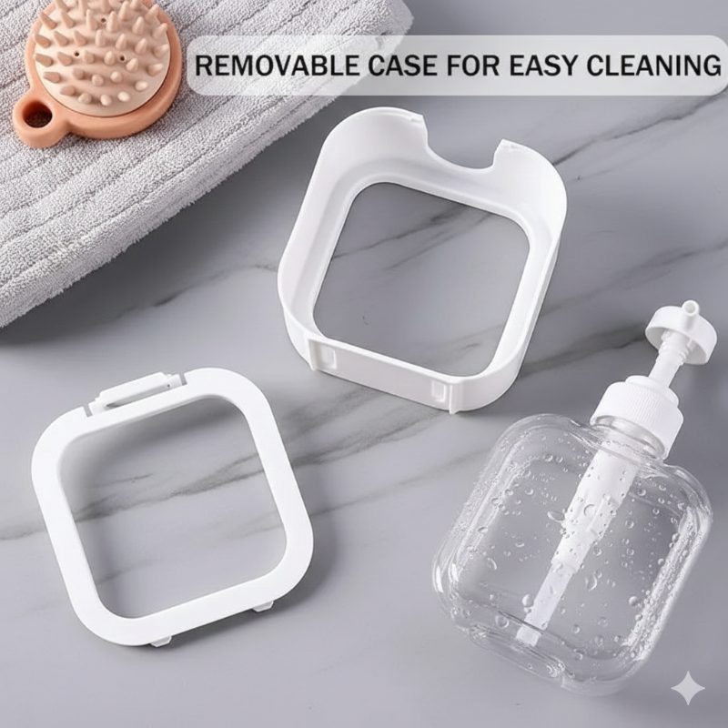 Large Capacity Plastic Soap Dispenser Bottle – Refillable Pump for Bathroom & Kitchen