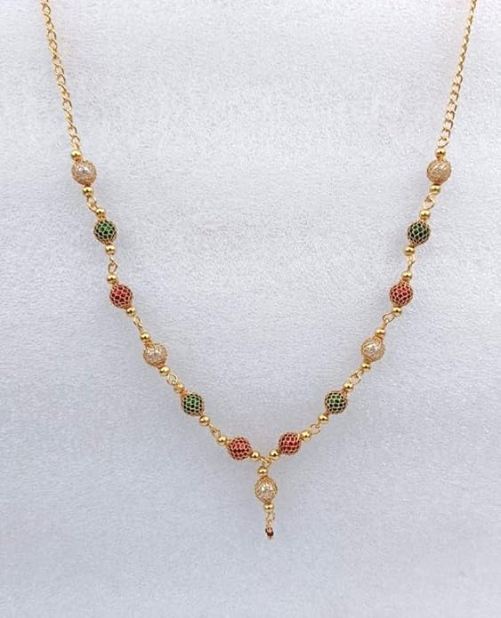 Elegant Gold-Plated Traditional Mangalsutra for Women