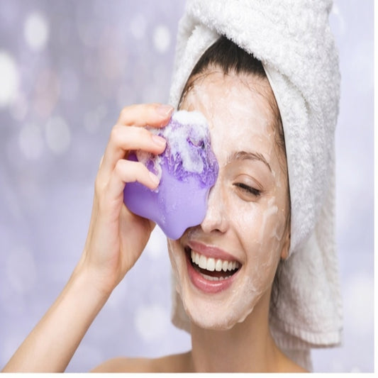 Paw Shaped Ice Roller for Face with Scrubber - Glowing Skin & Puffy Eyes