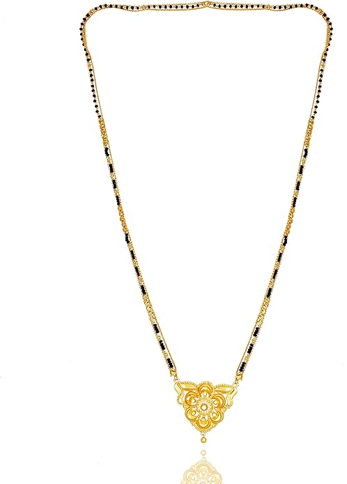 Attractive Gold-Plated Traditional Mangalsutra for Women – Elegant Daily Wear